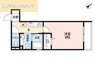 ジェンティーレ・トリヤマIIIの物件間取画像